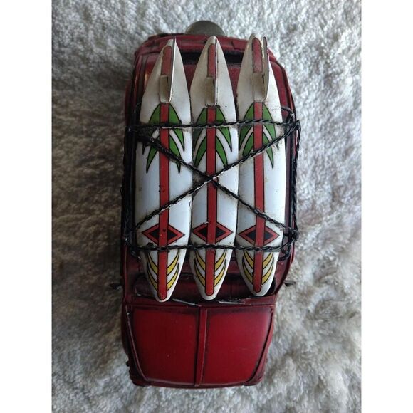 Vintage, Rare, Tin Fiat/Bug Surf 53 Car from Italy, Very Good Condition - Picture 2 of 16